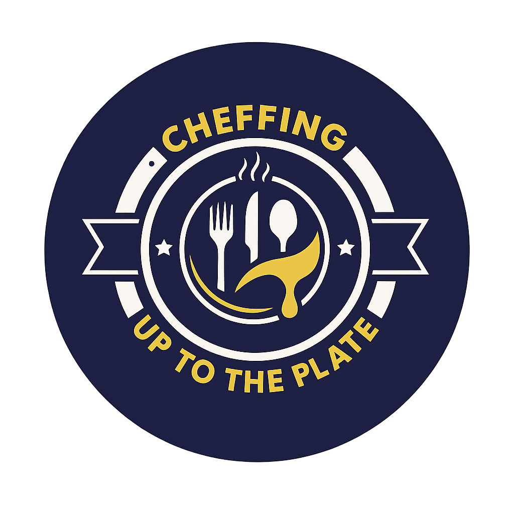 Cheffing Up to the Plate Logo